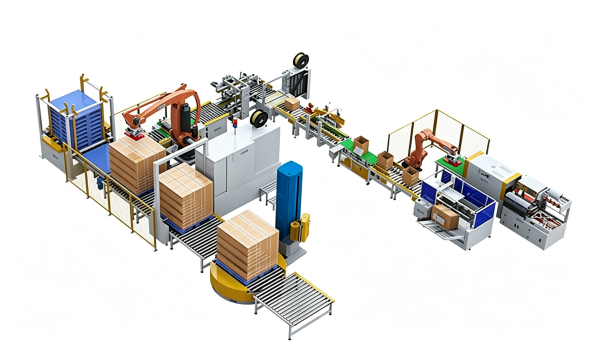 automatic carton packaging line